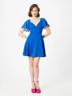 Wal G Mini-robes Robe KARA Femme Bleu Roi -Wal Mode Promos Soldes Boutique 62191d6f0027a611ddcb9a479890ae90