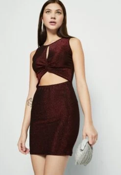 Wal G Exclusive Nye Glitter Disco - Robe En Jersey - Wine -Wal Mode Promos Soldes Boutique 654398dbbaba4c5ea3ac9d116b4d4b2f