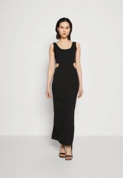 Wal G Ryan Cut Out Maxi - Robe En Jersey - Black