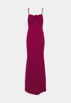 Wal G Jemme Rouched Maxi Dress - Robe De Soirée - Magenta -Wal Mode Promos Soldes Boutique 668ddb1c2ae34c43b1ea9815b5a53940