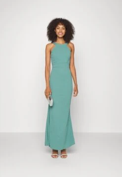 Wal G Sacha Frill Dress - Robe De Cocktail - Sage Green -Wal Mode Promos Soldes Boutique 6b15410138654b2e813420afbe29bc8d