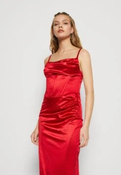 Wal G Sasha Maxi Dress - Robe De Cocktail - Red -Wal Mode Promos Soldes Boutique 6d6ee271798d48cfb505e8d7e5d17fbf