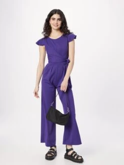 Wal G Combinaisons Longues Combinaison BEBE Femme Bleu Violet -Wal Mode Promos Soldes Boutique 6f985b807b222c92c3689952373730fd