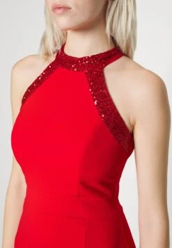 Wal G Sabrina Sequin Maxi Dress - Robe De Soirée - Red -Wal Mode Promos Soldes Boutique 70c5b9a55f9245f0be74a0a72c1ec003