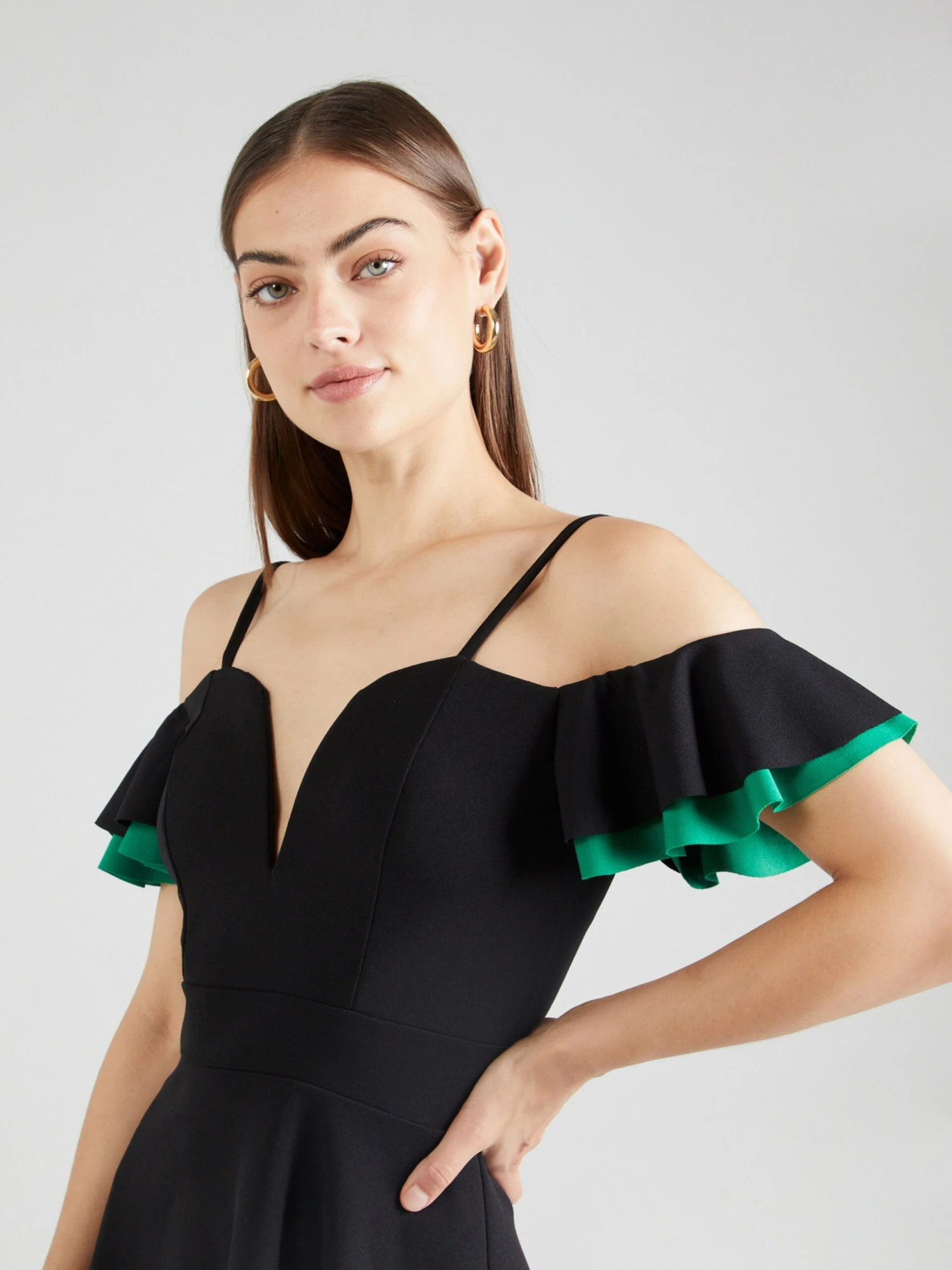 Wal G Robes De Cocktail Robe De Cocktail LASSY Femme Noir 2 Wal G Robes De Cocktail Robe De Cocktail LASSY Femme Noir – Image 2