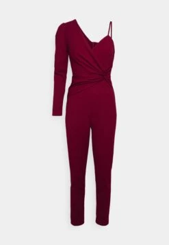 Wal G Ciaramin One Sleeve Jumpsuit - Combinaison - Berry Wine -Wal Mode Promos Soldes Boutique 7150a0fdc1f740d283263f6954e61c19