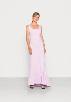 Wal G Wgxzl Wedding - Kiss Me Square Neck Maxi Dress - Robe De Cocktail - Lavender