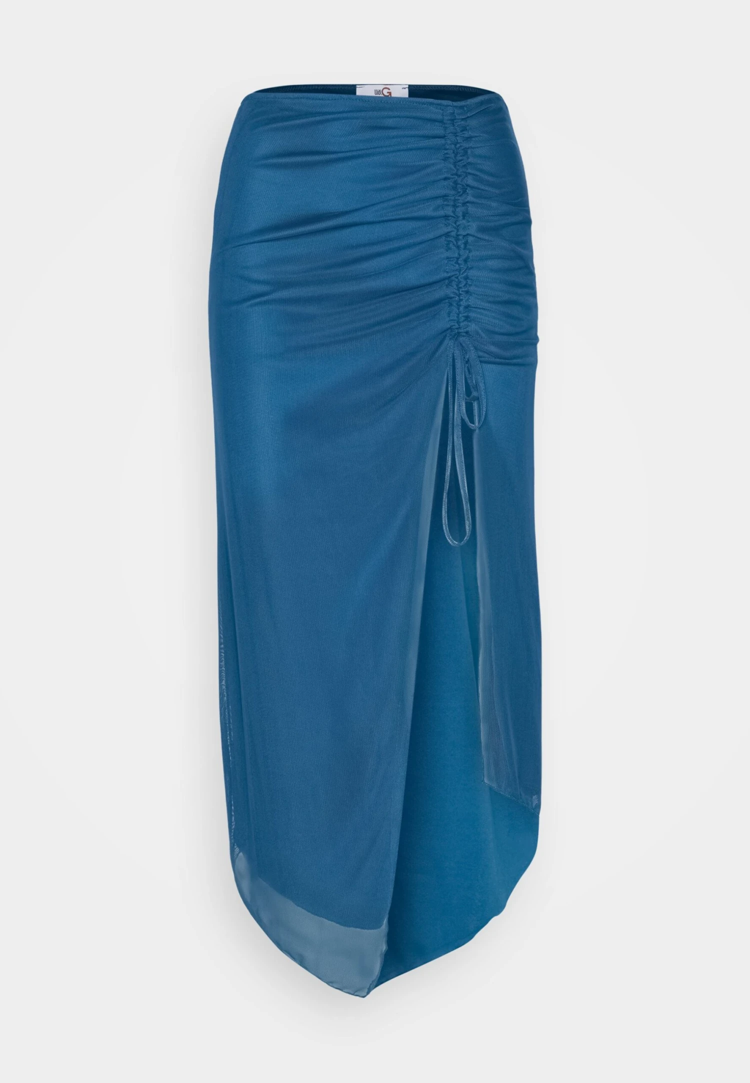 Wal G Roro Midi Skirt - Jupe Crayon - Dark Teal Blue 5 Wal G Roro Midi Skirt - Jupe Crayon - Dark Teal Blue – Image 5