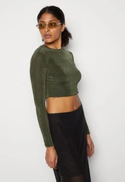 Wal G Nadia Long Sleeve - T-Shirt À Manches Longues - Khaki Green 9 Wal G Nadia Long Sleeve - T-Shirt À Manches Longues - Khaki Green -Wal Mode Promos Soldes Boutique 73a24e25902c4af181bd51c0e4309096