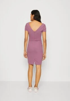 Wal G Gary Bodycon Dress - Robe En Jersey - Mauve Pink -Wal Mode Promos Soldes Boutique 75a98ee8bb82493eb984a7a9739f71c3