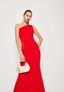 Wal G Wendy One Shoulder Maxi Dress - Robe En Jersey - Red -Wal Mode Promos Soldes Boutique 792770ad2bee46eda23d14c8943a5ec8