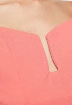 Wal G Saira Midi - Robe Fourreau - Coral -Wal Mode Promos Soldes Boutique 79a3163a53014b3aa559513a67b3ed94