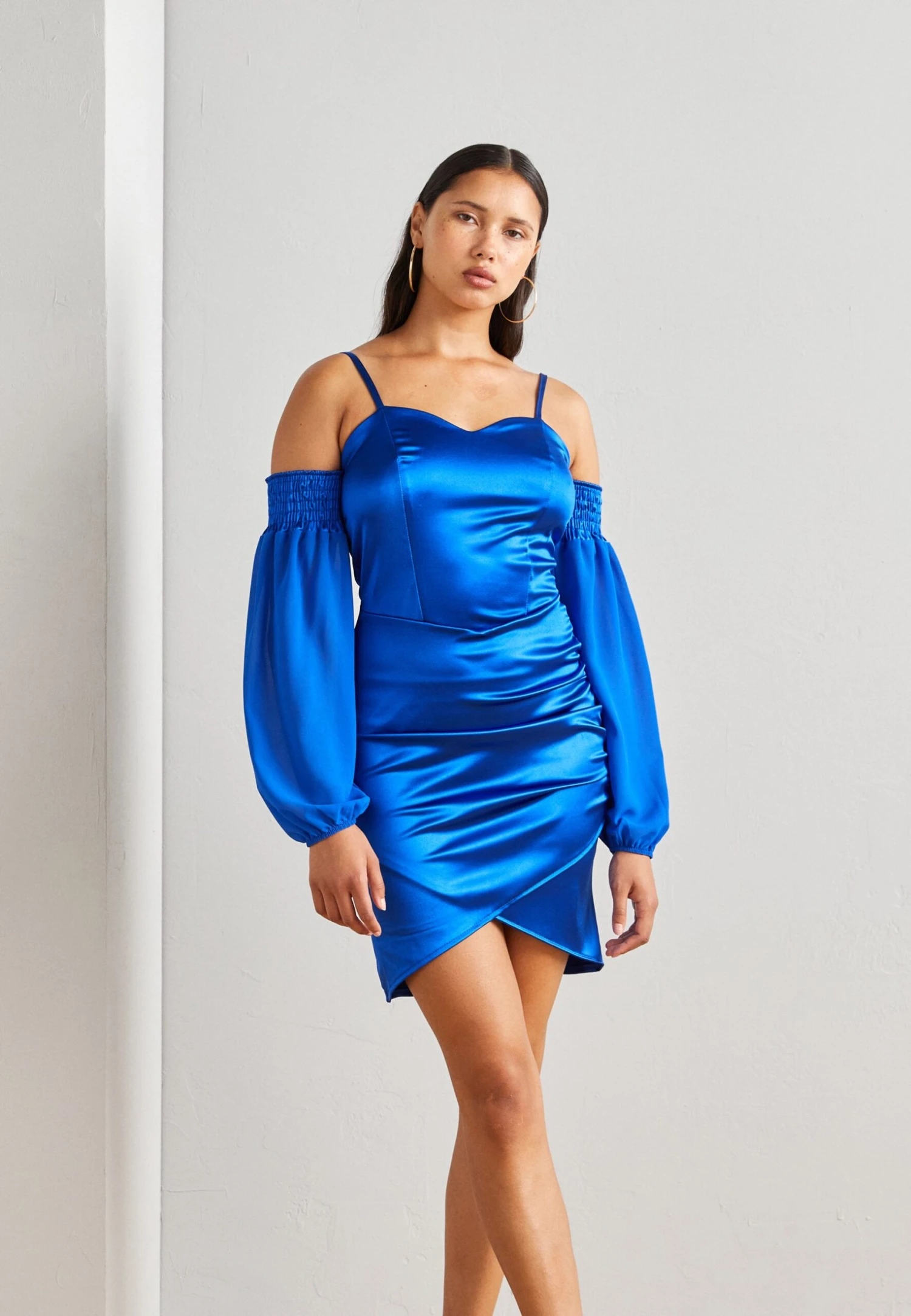 Wal G Dash Sleeve Mini - Robe De Soirée - Electric Blue 1 Wal G Dash Sleeve Mini - Robe De Soirée - Electric Blue