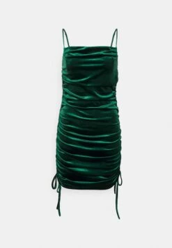 Wal G Ally Rouched Mini Dress - Robe De Soirée - Emerald Green -Wal Mode Promos Soldes Boutique 7c56a45b35e844288a497f463f4afe1d