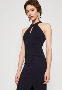 Wal G Arabella Cut Out Dress - Robe En Jersey - Navy Blue -Wal Mode Promos Soldes Boutique 81f0b2d139e4405d807a5b74d4914f28