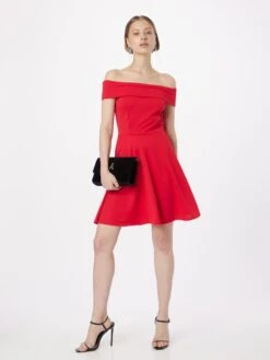 Wal G Robes De Cocktail Robe De Cocktail GEORGE Femme Rouge -Wal Mode Promos Soldes Boutique 843d88c8b8573954813f69af15f16c07