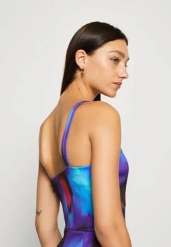 Wal G Vlera Strap Print Midi - Robe En Jersey - Mehrfarbig -Wal Mode Promos Soldes Boutique 8658a71aea604b1ebfefe3f28acaf38b