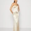 Wal G Evalina One Sleeve Maxi - Robe De Cocktail - Champagne
