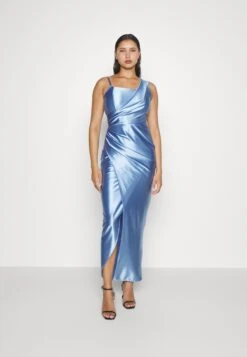 Wal G Valentines Romeo Asymmetric Maxi - Robe De Cocktail - Dusty Blue -Wal Mode Promos Soldes Boutique 8d37308713ee42938e46f735023384a5