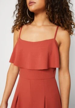 Wal G Nora Ruffle - Combinaison - Burnt Orange -Wal Mode Promos Soldes Boutique 8ea8d3f2ff824f8781cc2e3090367f89