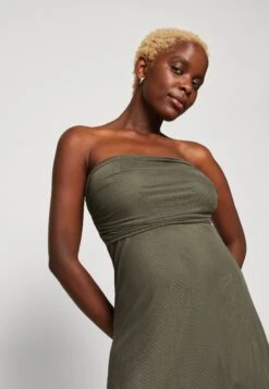 Wal G Dan Mini - Robe De Jour - Khaki Green -Wal Mode Promos Soldes Boutique 9262fb1b57644b138f20e714fbaaedab