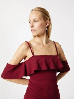 Wal G Mini-robes Robe ZIMMI Femme Lie De Vin -Wal Mode Promos Soldes Boutique 92f4e0251ad99b00e3b58b97e2be3082