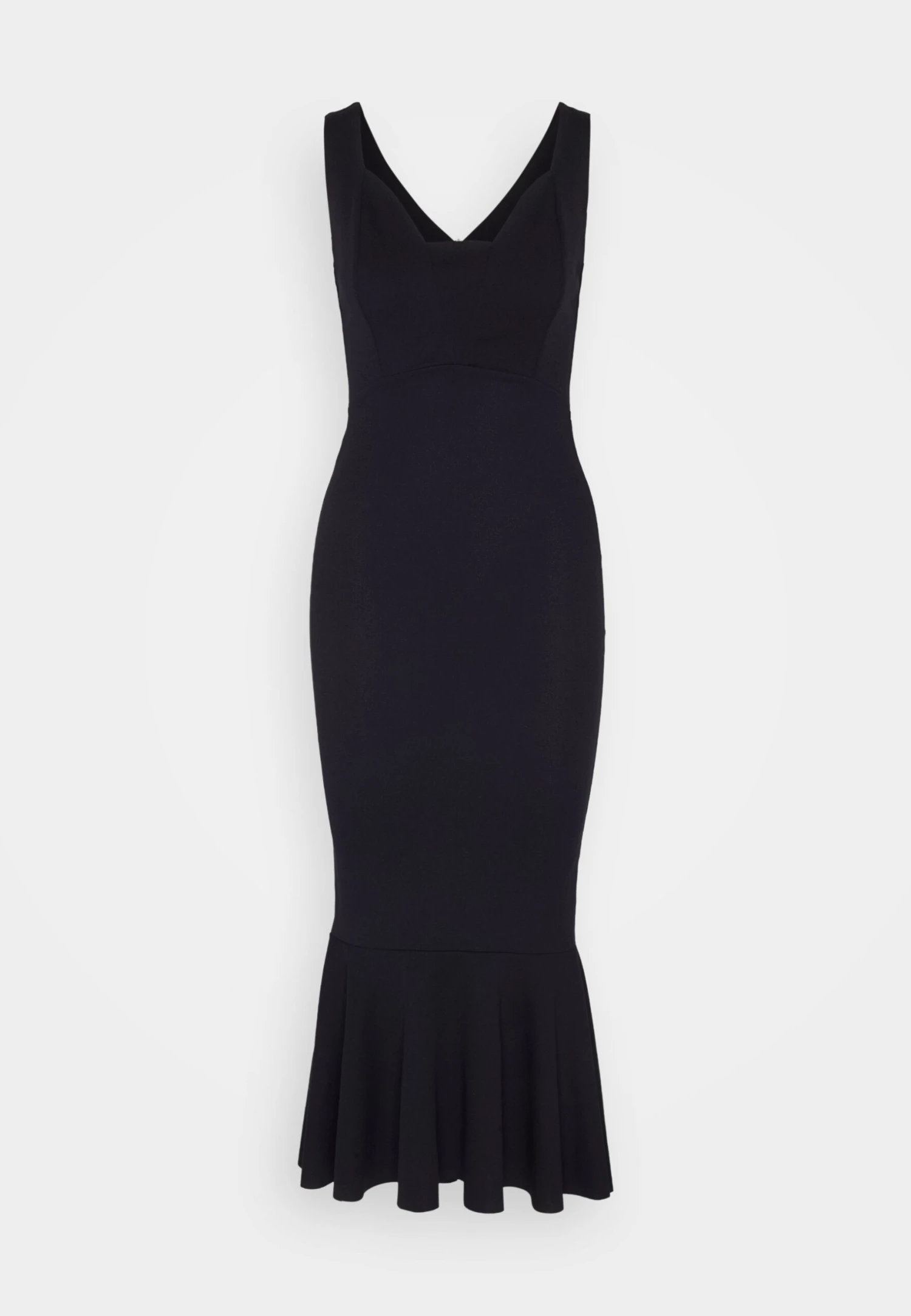 Wal G Anabella Ruffle Bottom Midi - Robe En Jersey - Navy Blue 5 Wal G Anabella Ruffle Bottom Midi - Robe En Jersey - Navy Blue – Image 5