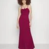 Wal G Jemme Rouched Maxi Dress - Robe De Soirée - Magenta