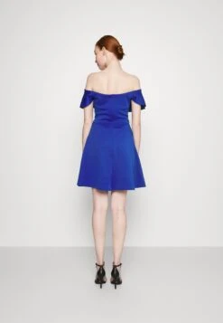 Wal G Minny Ruffle Skater - Robe De Soirée - Electric Blue -Wal Mode Promos Soldes Boutique 9622ef4591c2428b9d29034b8454dc41