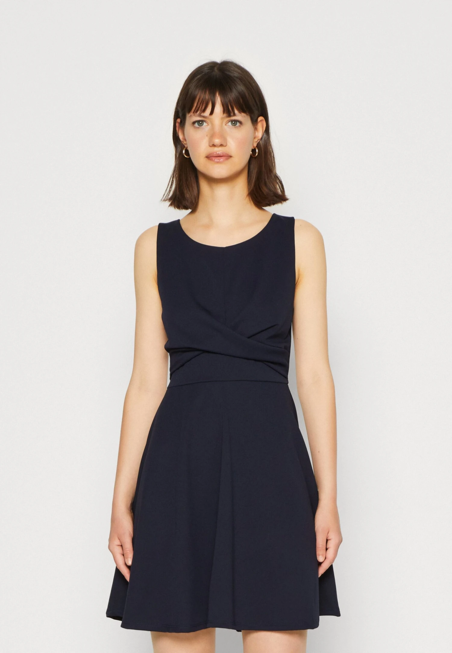 Wal G Jaqueline Skater Dress - Robe En Jersey - Navy Blue 1 Wal G Jaqueline Skater Dress - Robe En Jersey - Navy Blue