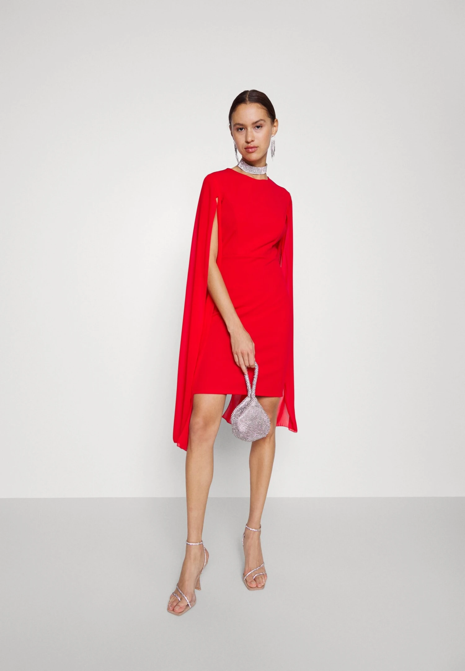Wal G Holly Sleeve Dress - Robe De Soirée - Red 2 Wal G Holly Sleeve Dress - Robe De Soirée - Red – Image 2