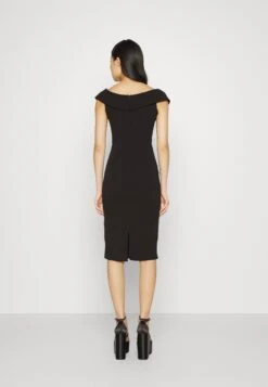 Wal G Zara Midi Dress - Robe De Soirée - Black -Wal Mode Promos Soldes Boutique 9e788fb107134850b9ffad25a6d100a1