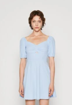 Wal G Haliday Cut Out Skater - Robe En Jersey - Sky Blue