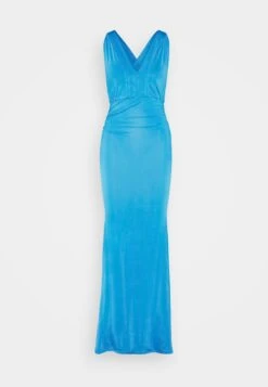 Wal G Angelina Cross Back Maxi - Robe En Jersey - Ocean Blue -Wal Mode Promos Soldes Boutique a1b604c58ecb4f60a80a83de79394f64