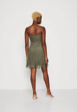 Wal G Dan Mini - Robe De Jour - Khaki Green -Wal Mode Promos Soldes Boutique a3a008fd0cb14a8285d00450d81259a8