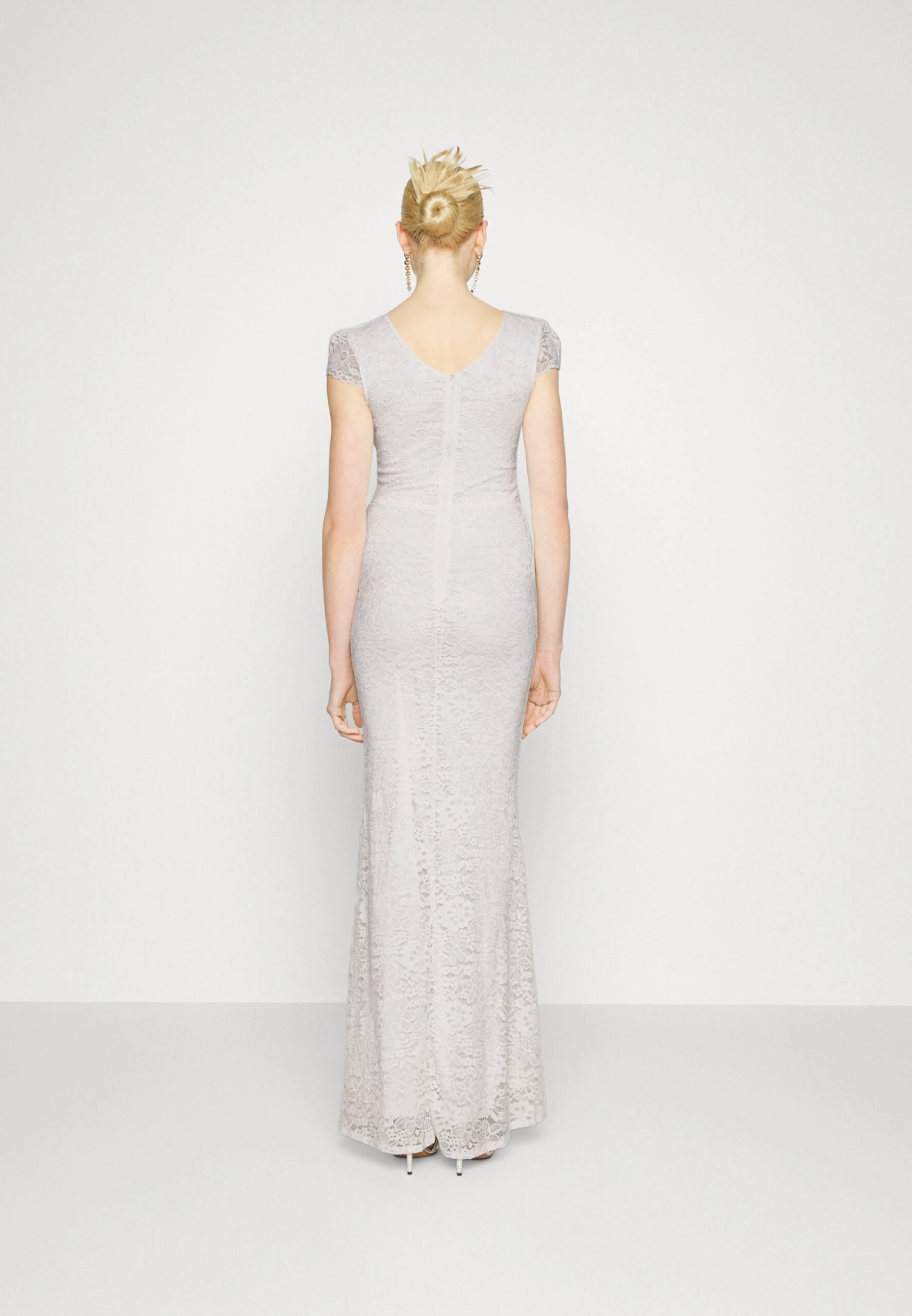 Wedding Tall First Dance Neck - Robe De Cocktail - White 3 Wedding Tall First Dance Neck - Robe De Cocktail - White – Image 3