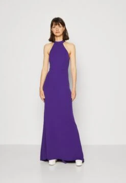 Wal G Infinity Back Cut Out Maxi Dress - Robe De Cocktail - Purple