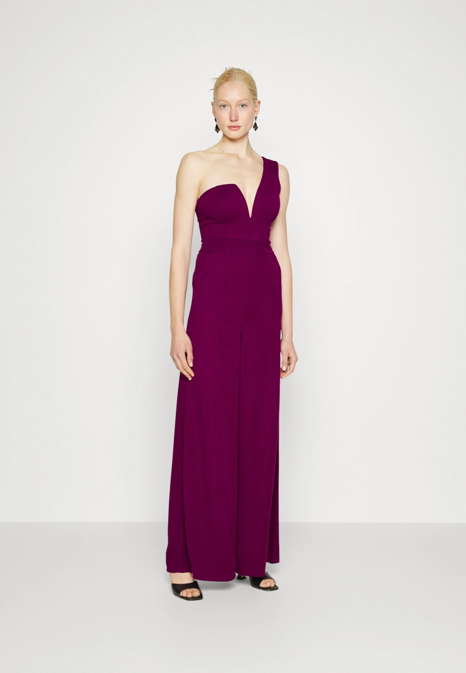 Fleur One Shoulder - Combinaison - Plum 1 Fleur One Shoulder - Combinaison - Plum