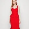 Wal G Jace Peplum Dress - Robe Fourreau - Red