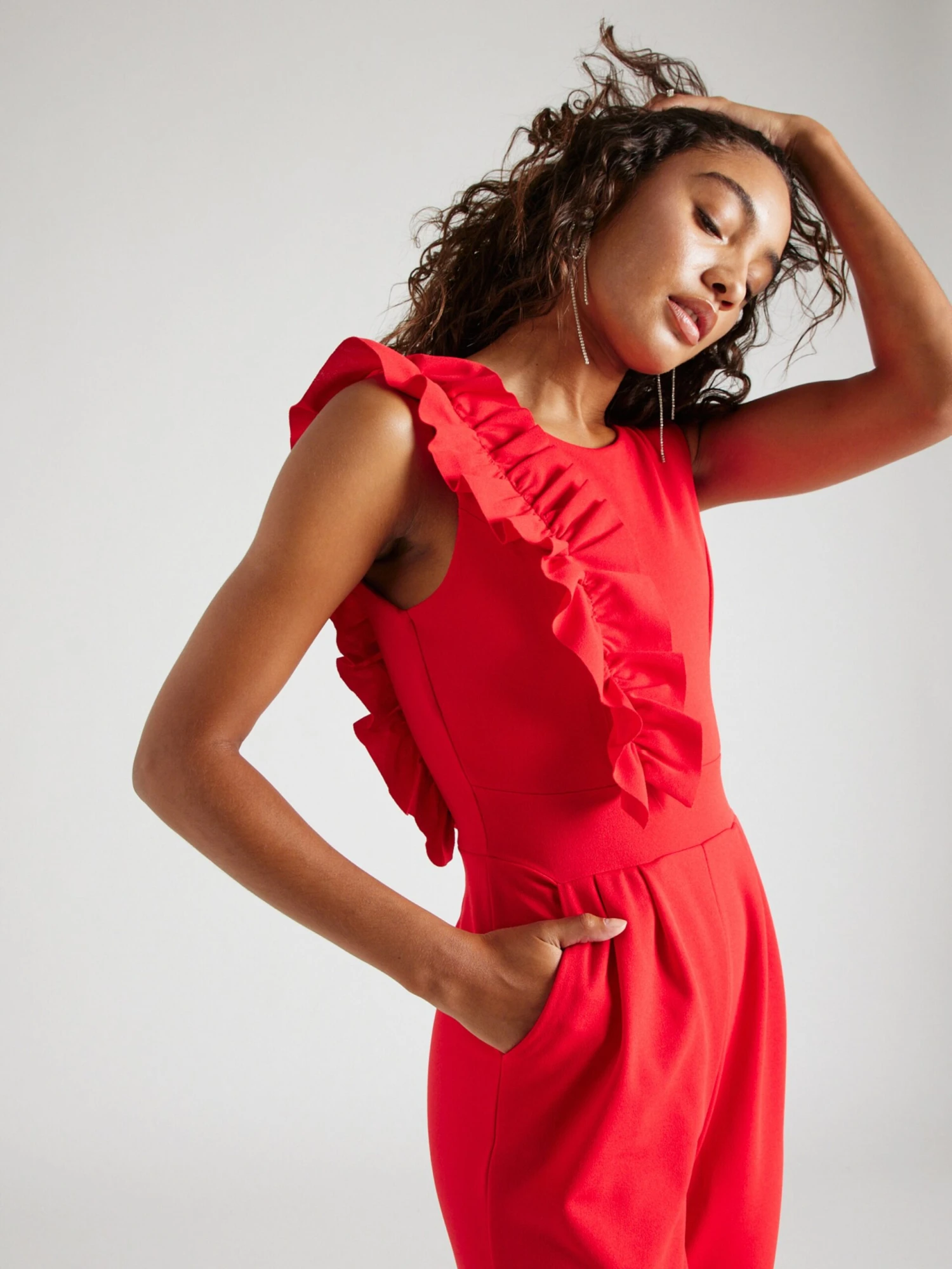 Wal G Combinaisons Longues Combinaison HANI Femme Rouge 2 Wal G Combinaisons Longues Combinaison HANI Femme Rouge – Image 2