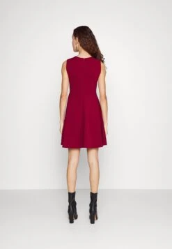 Wal G Accessorie Neck Skater Dress - Robe De Soirée - Wine -Wal Mode Promos Soldes Boutique a8bffacd1603478ebc241f92b4059144