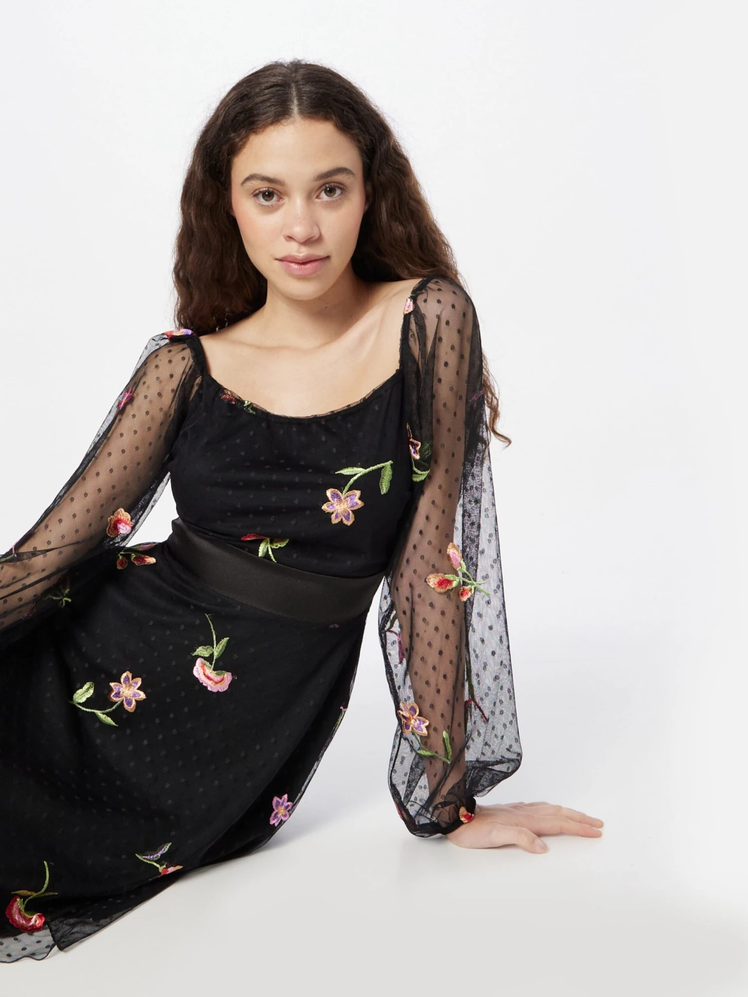 Wal G Mini-robes Robe SIMRAN Femme Noir 2 Wal G Mini-robes Robe SIMRAN Femme Noir – Image 2