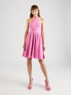 Wal G Mini-robes Robe NELLY Femme Rose Clair -Wal Mode Promos Soldes Boutique acd62783b924b7cda506c84210bc586d