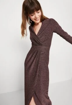 Wal G Viennese Maxi - Robe De Cocktail - Bronze -Wal Mode Promos Soldes Boutique b057df725b5144edb0dd748050161944