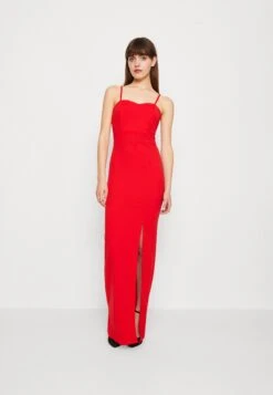 Wal G Jeane Strappy Maxi - Robe En Jersey - Red