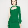Wal G Tilly Cut Out Mini Dress - Robe En Jersey - Leaf Green