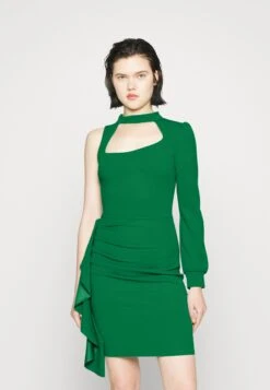 Wal G Tilly Cut Out Mini Dress - Robe En Jersey - Leaf Green