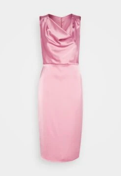 Wal G Limmy Cowl Neck Midi Dress - Robe De Soirée - Mauve Pink -Wal Mode Promos Soldes Boutique b328d526d9ed4d4da2b87a7ab8f4c2eb