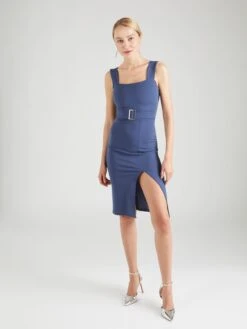 Wal G Robes Midi Robe JUMINA Femme Marine -Wal Mode Promos Soldes Boutique b7c4ed2fd5d0a88b3db37b388d1de3c9