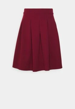 Wal G Zara Pleated Skater Skirt - Jupe Trapèze - Berry Wine -Wal Mode Promos Soldes Boutique b8b52bff01aa4f1397a6d5f0f638e777